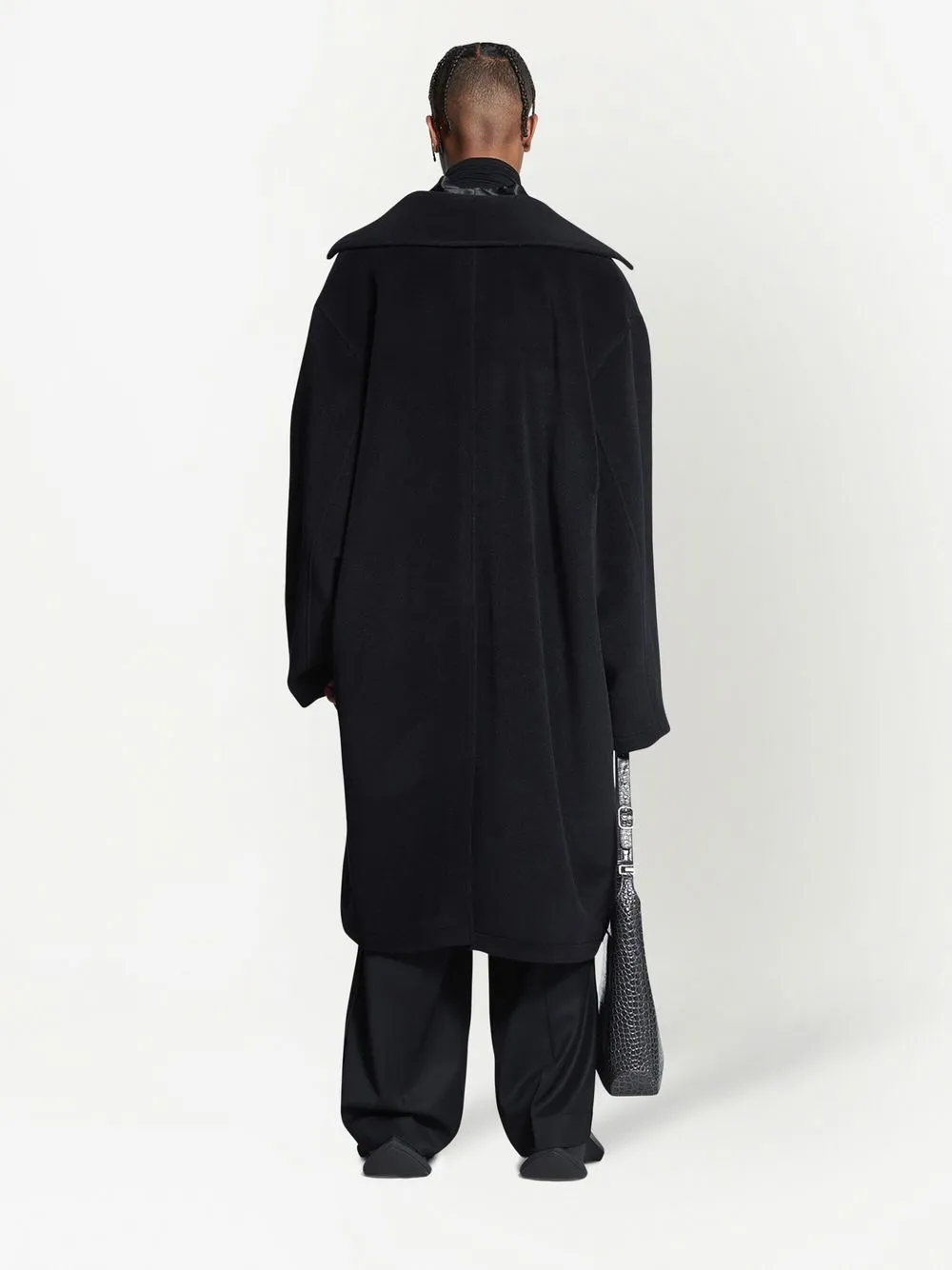 Balenciaga layered-effect mid-length Coat - Farfetch