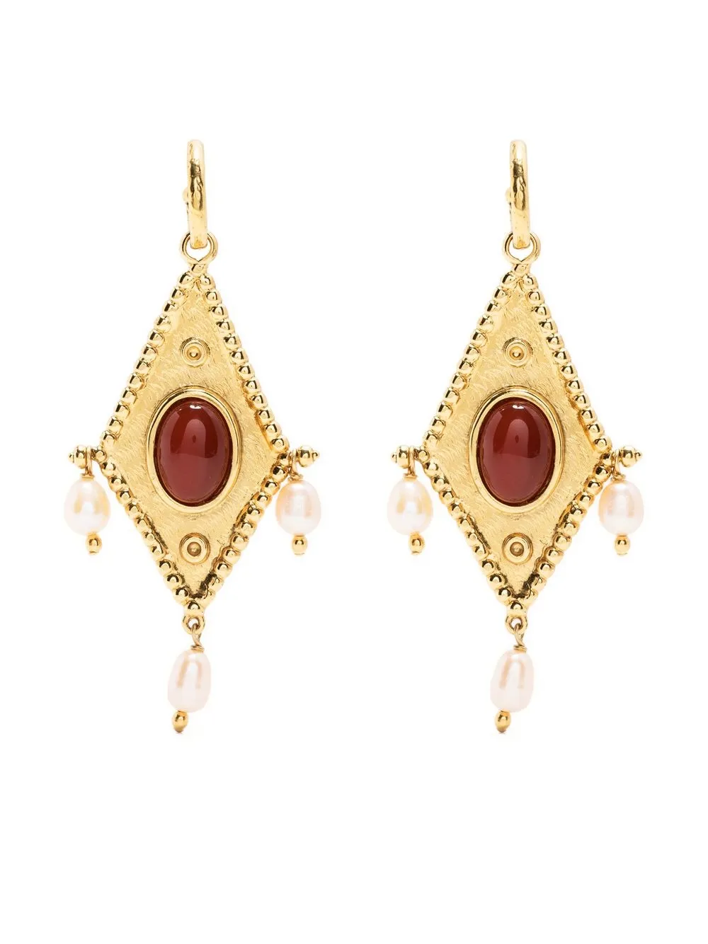 

Goossens Essaouira embellished earrings - Gold