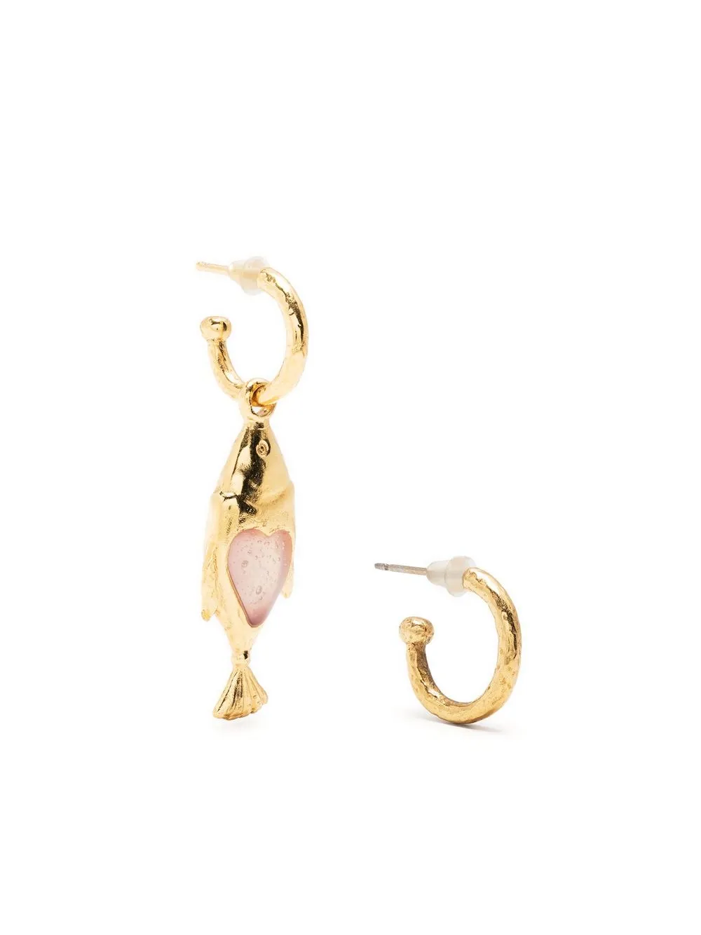 

Goossens Fish pendant hoop earrings - Gold