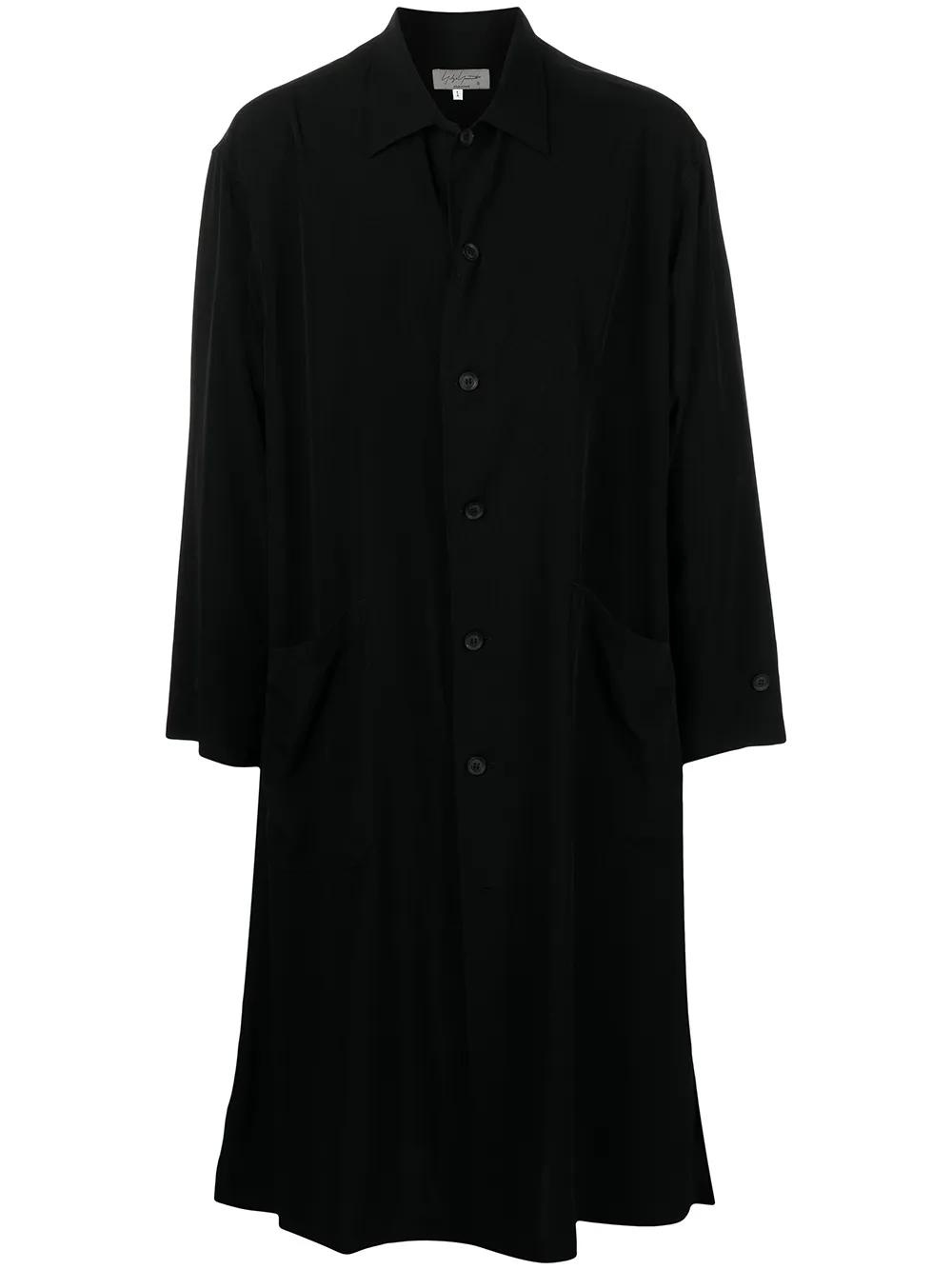 

Yohji Yamamoto sobrecamisa oversize - Negro