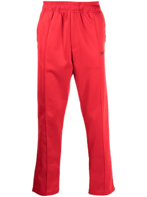 Purple Brand logo-print track pants