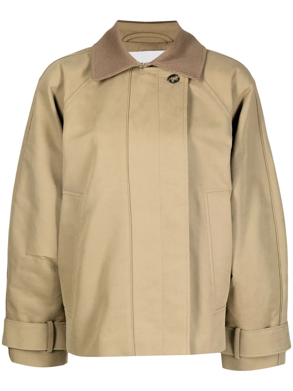 

REMAIN button-up oversized jacket - Brown