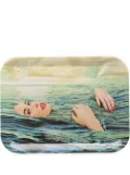 Seletti Sea Girl toilet paper tray - Green