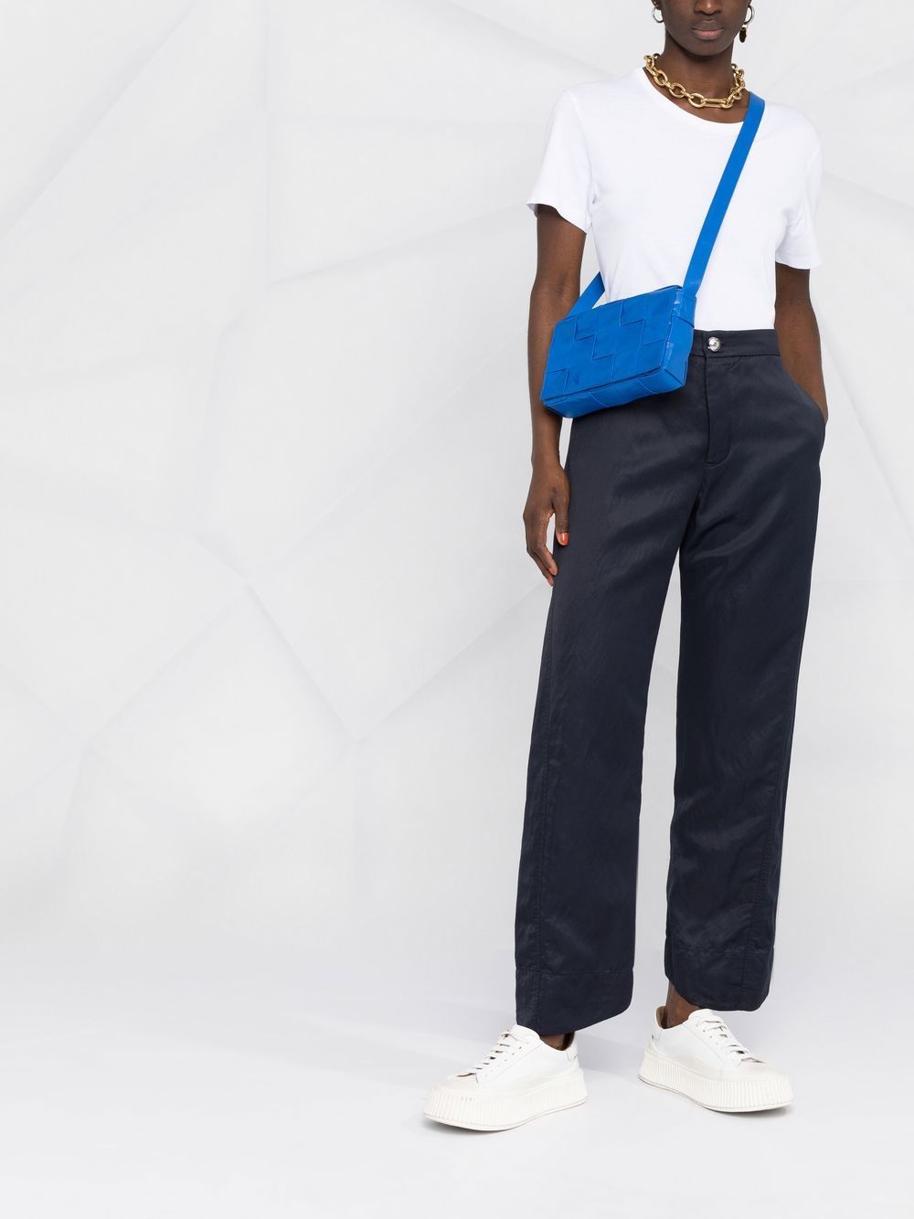 Jil Sander Straight broek - Blauw