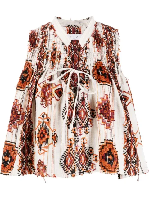 IRO blusa con estampado gráfico