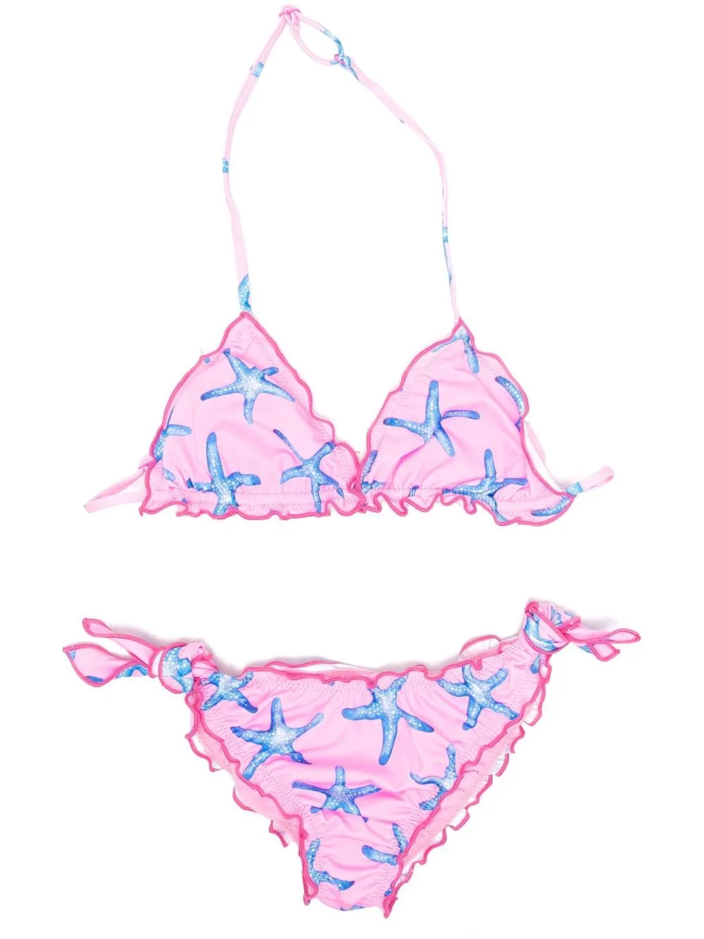 

MC2 Saint Barth Kids TEEN graphic-print bikini - Pink