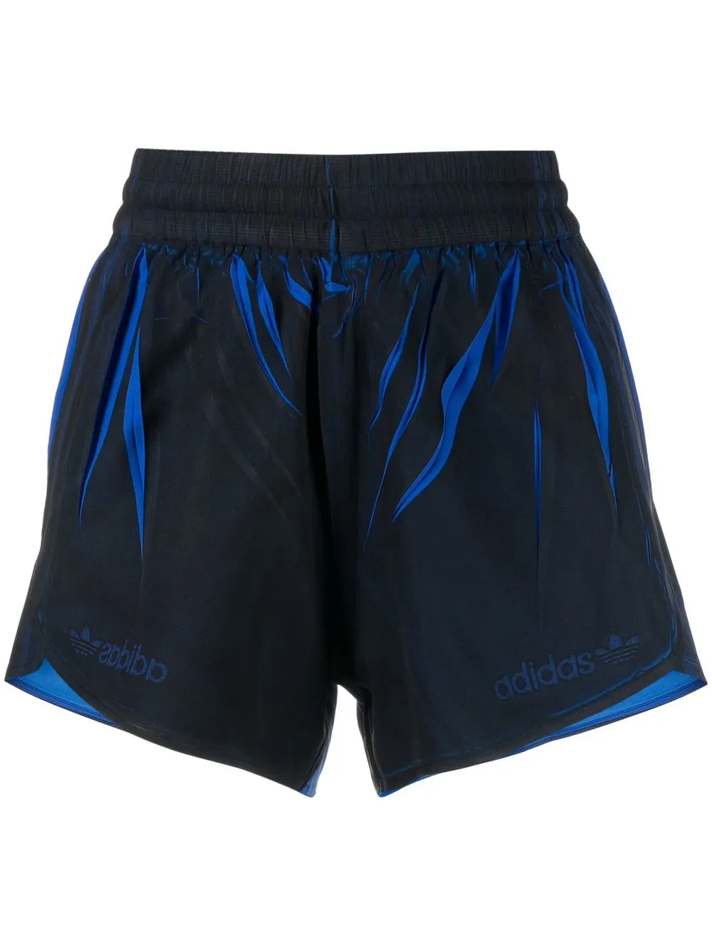 

adidas bermudas deportivas con logo estampado - Azul