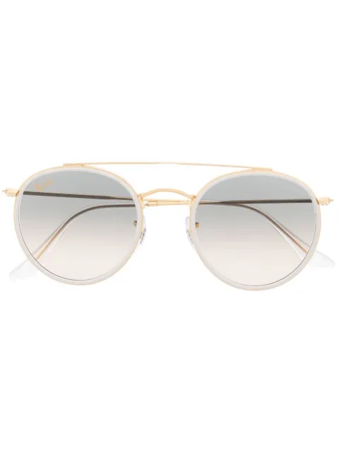 Ray-Ban RB3647N double-bridge round-frame sunglasses
