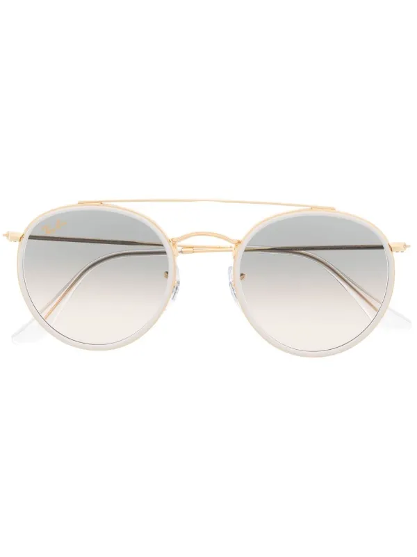 RAY-BANn- RB3647N Round Double Bridge selling Sunglasses