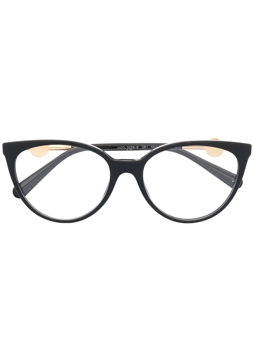 

Versace Eyewear lentes VE3298B con armazón cat eye - Negro