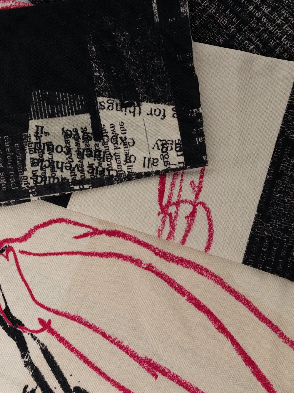 Yohji Yamamoto Patchwork Fingerless Arm Warmers Farfetch