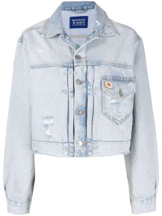 Scotch and soda denim on sale jacket