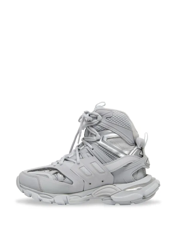 Balenciaga Track Hike high-top Sneakers | Silver | FARFETCH