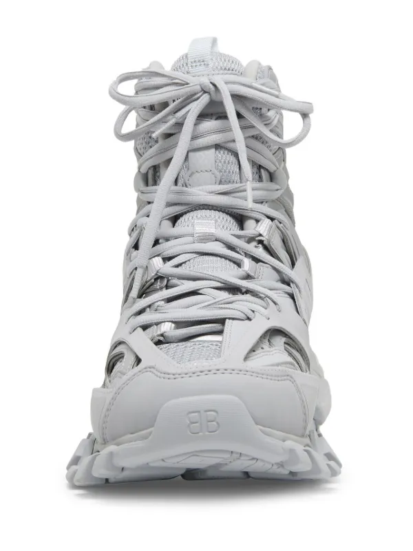 Balenciaga Track Hike high-top Sneakers | Silver | FARFETCH