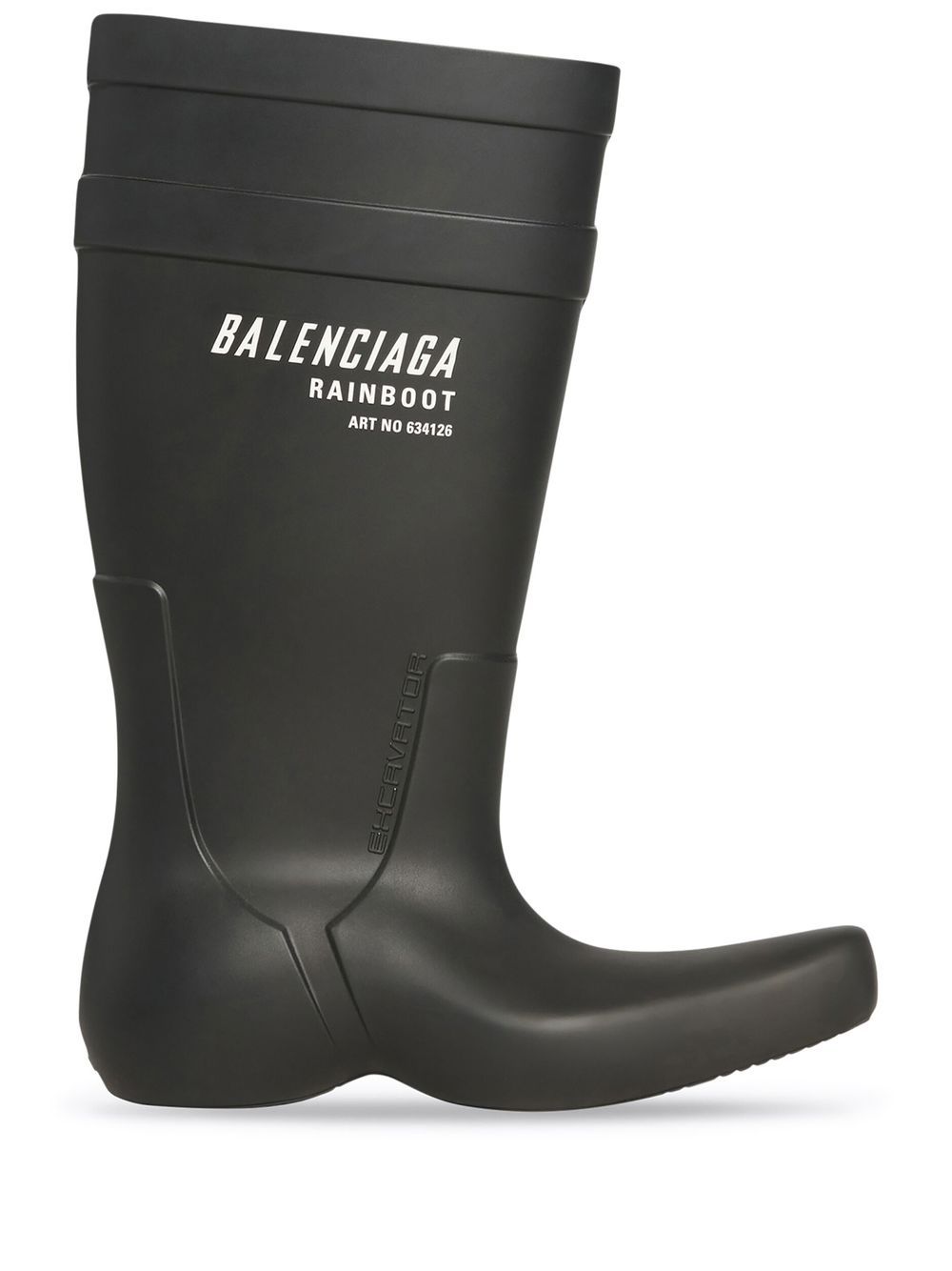 Shop Balenciaga Excavator Curved-toe Boots In Schwarz