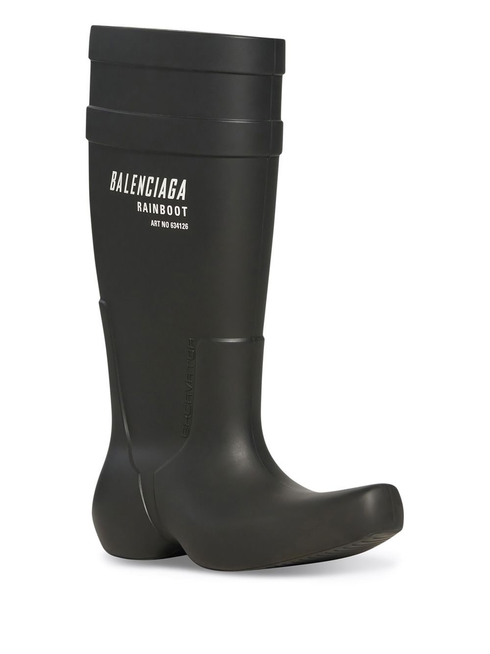 Shop Balenciaga Excavator Curved-toe Boots In Schwarz