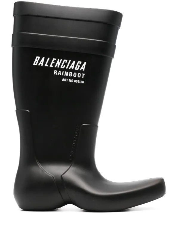 Balenciaga Excavator boots men Polyurethane Polyurethane Rubber Fabric 40 Black