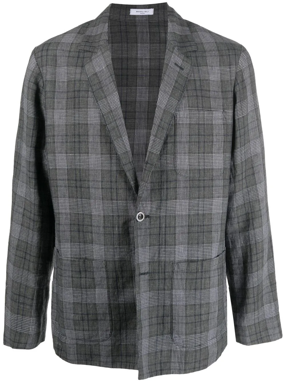 

Boglioli blazer a cuadros - Gris