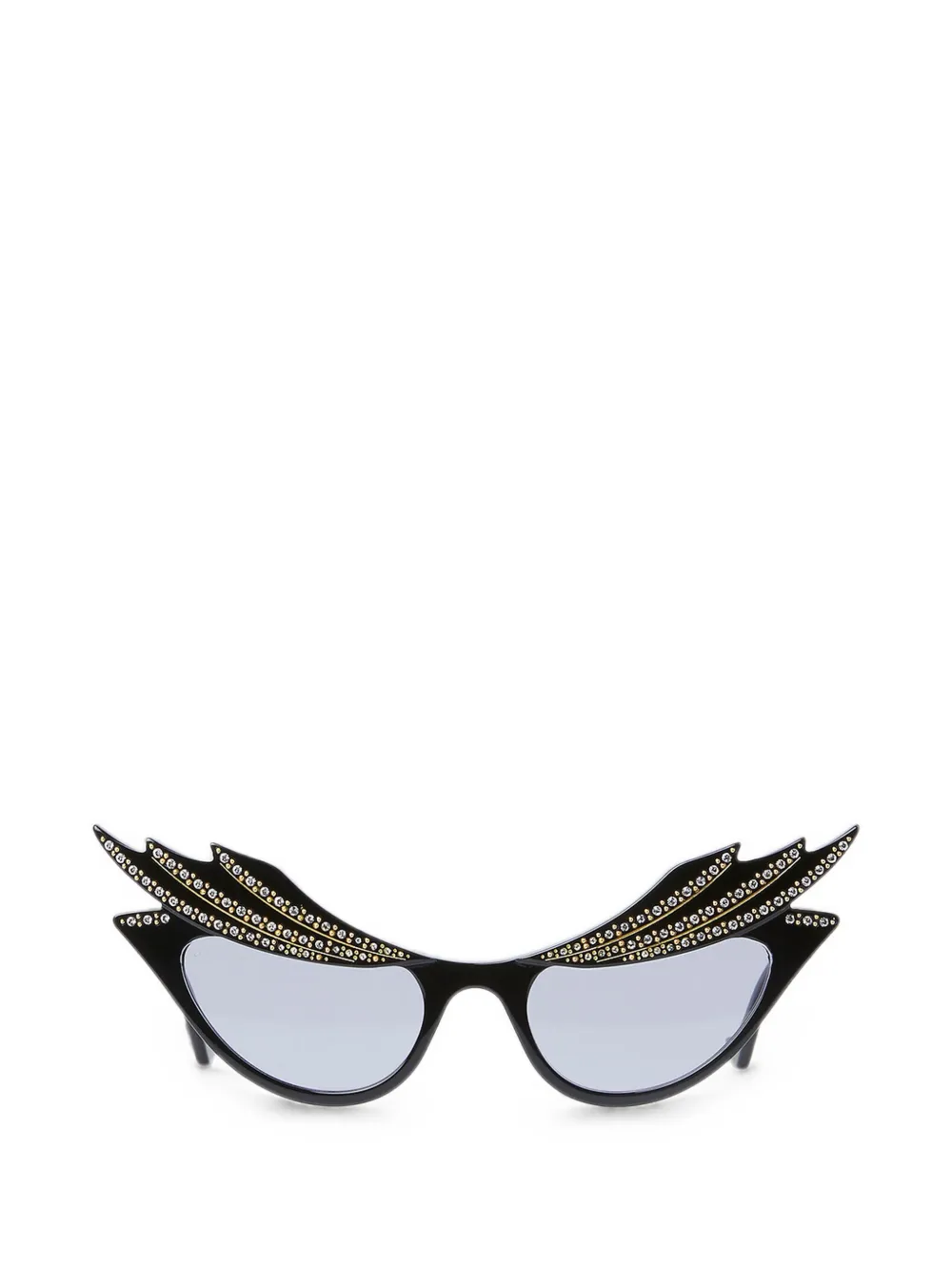 Gucci Eyewear crystal-embellished Hollywood Forever sunglasses - Nero