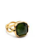 Goossens Cabochons squared ring - Green