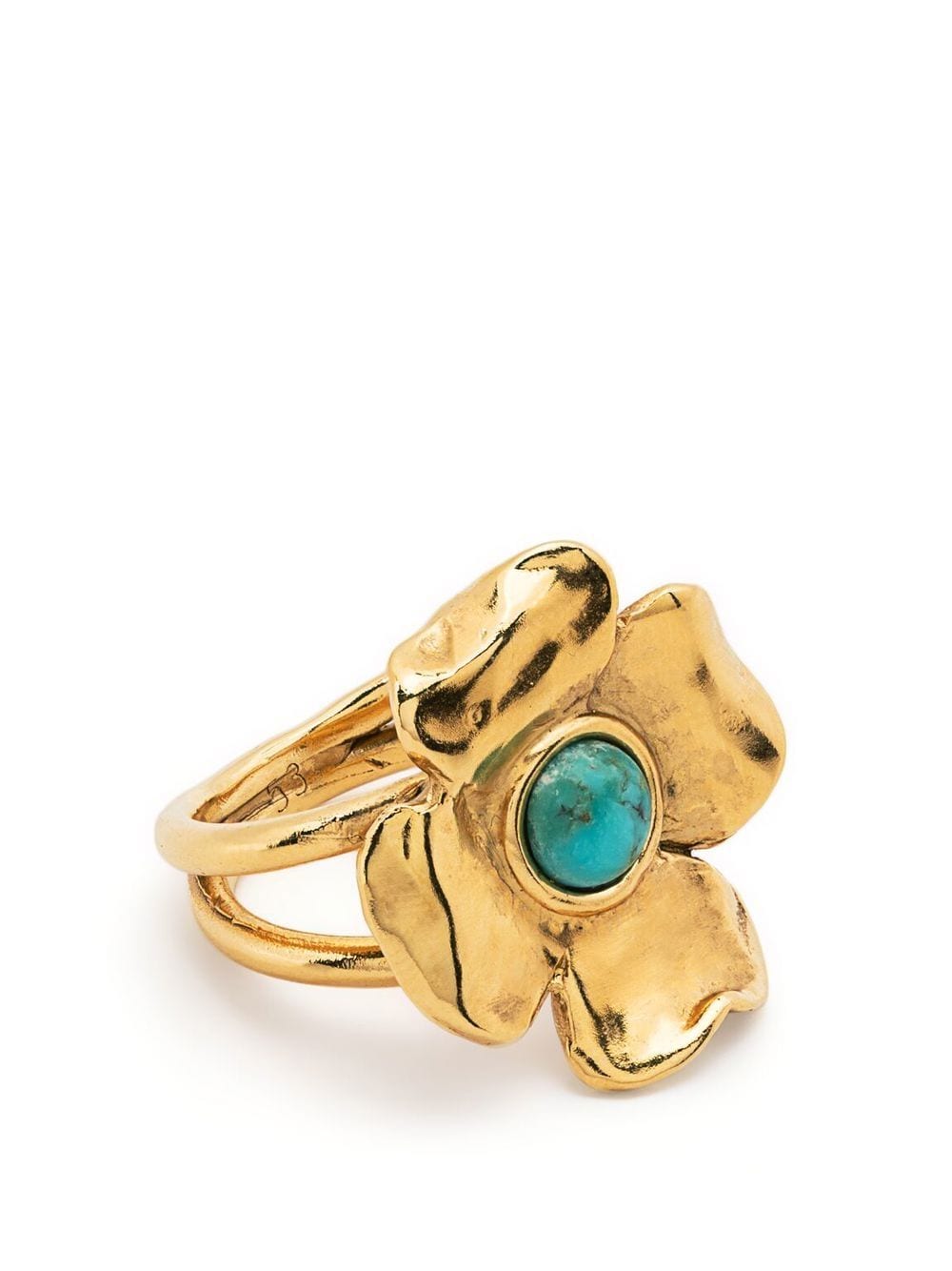 Goossens Maunaloa Flower-shape Ring In Gold