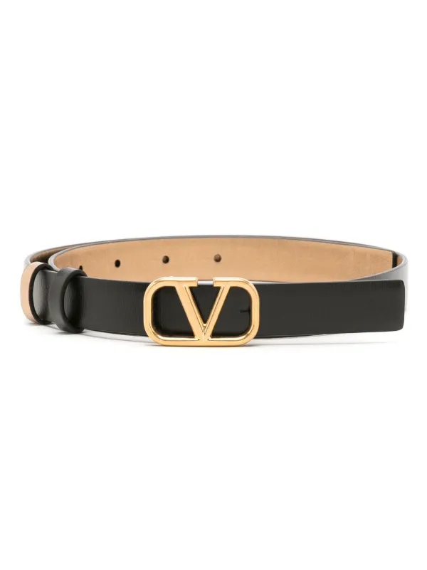 Valentino Garavani VLOGO Leather Belt - Farfetch