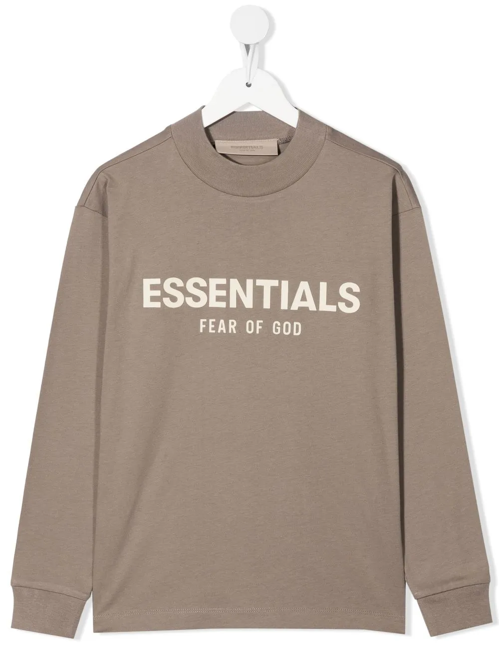 

FEAR OF GOD ESSENTIALS KIDS sudadera con logo estampado - Marrón