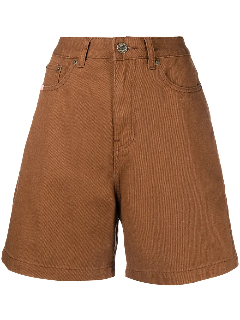 

CHOCOOLATE knee-length denim shorts - Brown