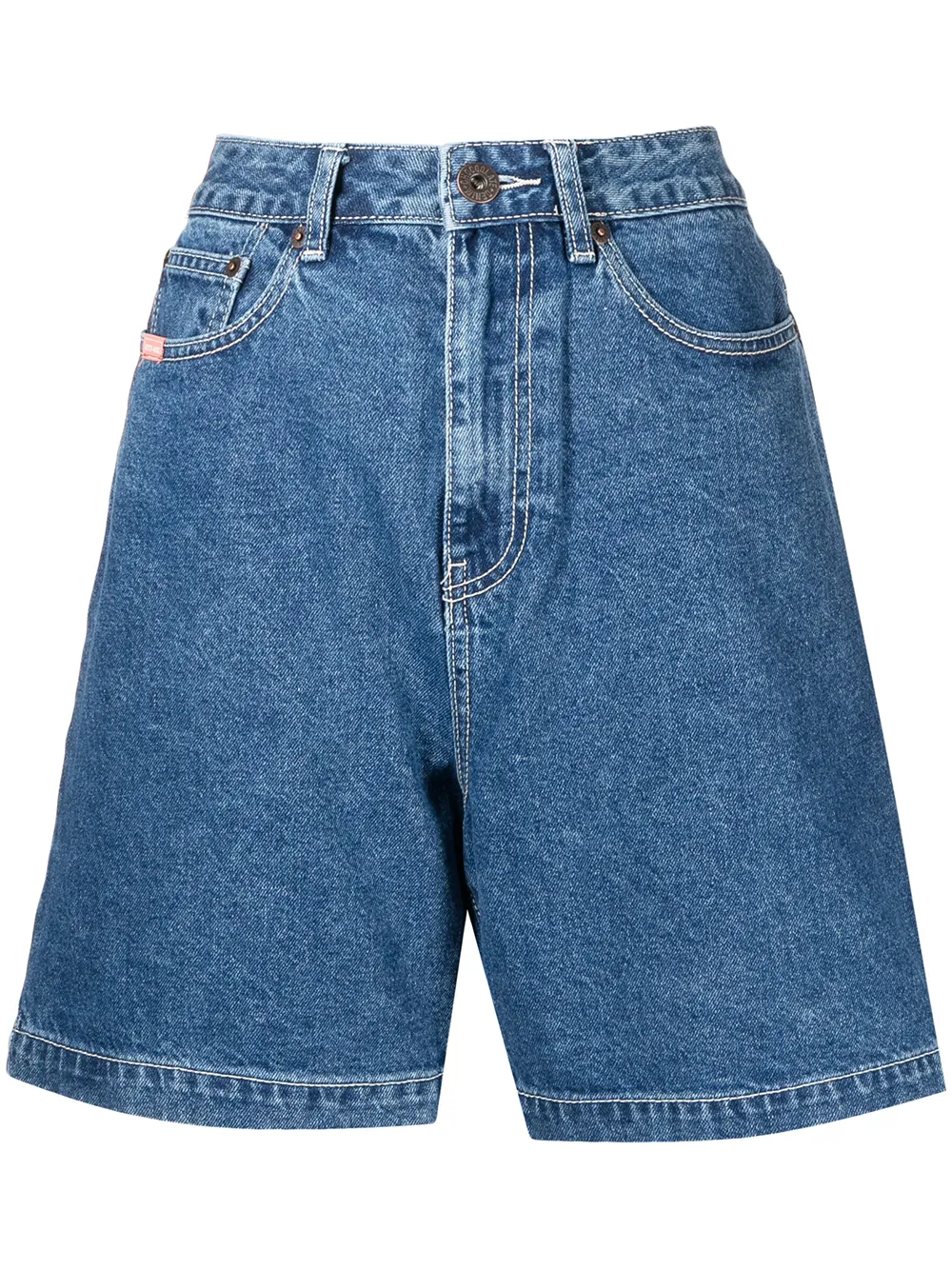 CHOCOOLATE knee-length Denim Shorts - Farfetch