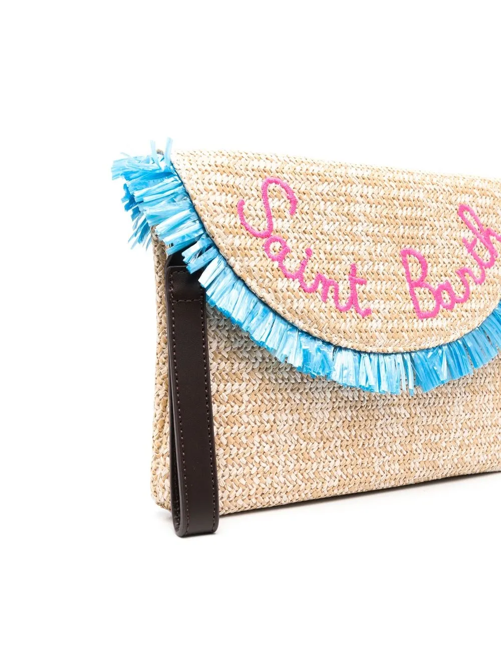 MC2 Saint Barth Kids Clutch met geborduurd logo - Beige