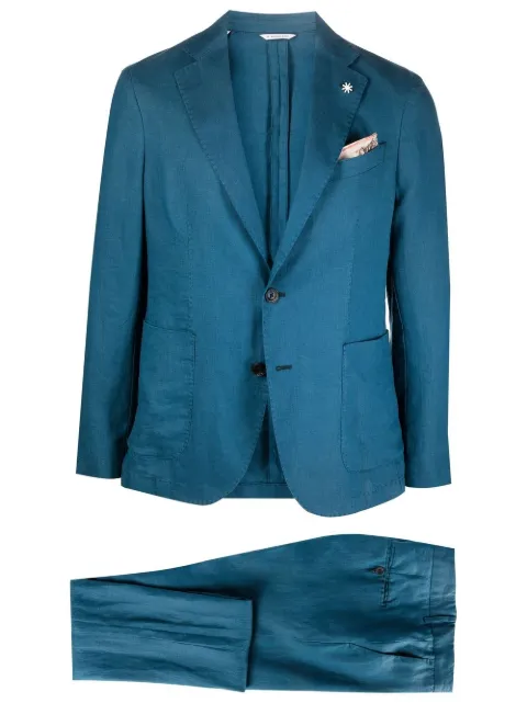 Manuel Ritz single-breasted linen suit