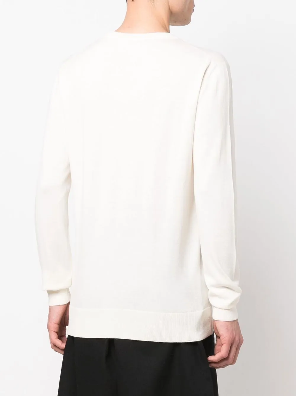 Maison Kitsuné Fox-jacquard Jumper In Neutrals