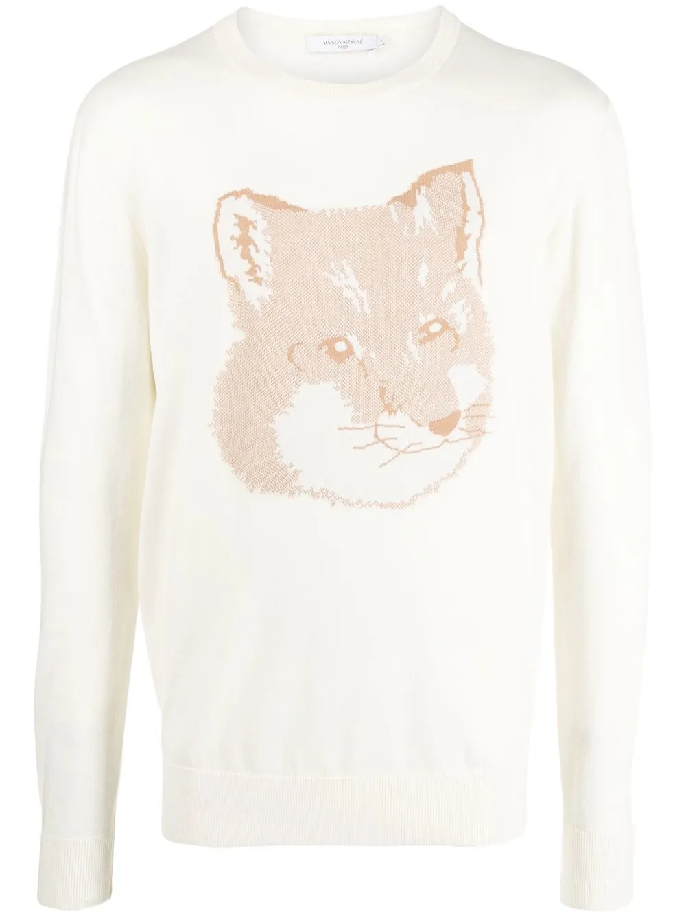 

Maison Kitsuné sudadera con zorro estampado - Neutro