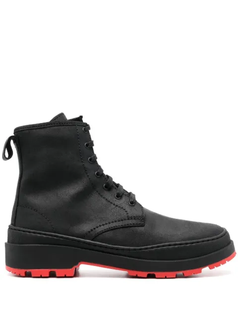 Camper botas con cordones y diseño color block