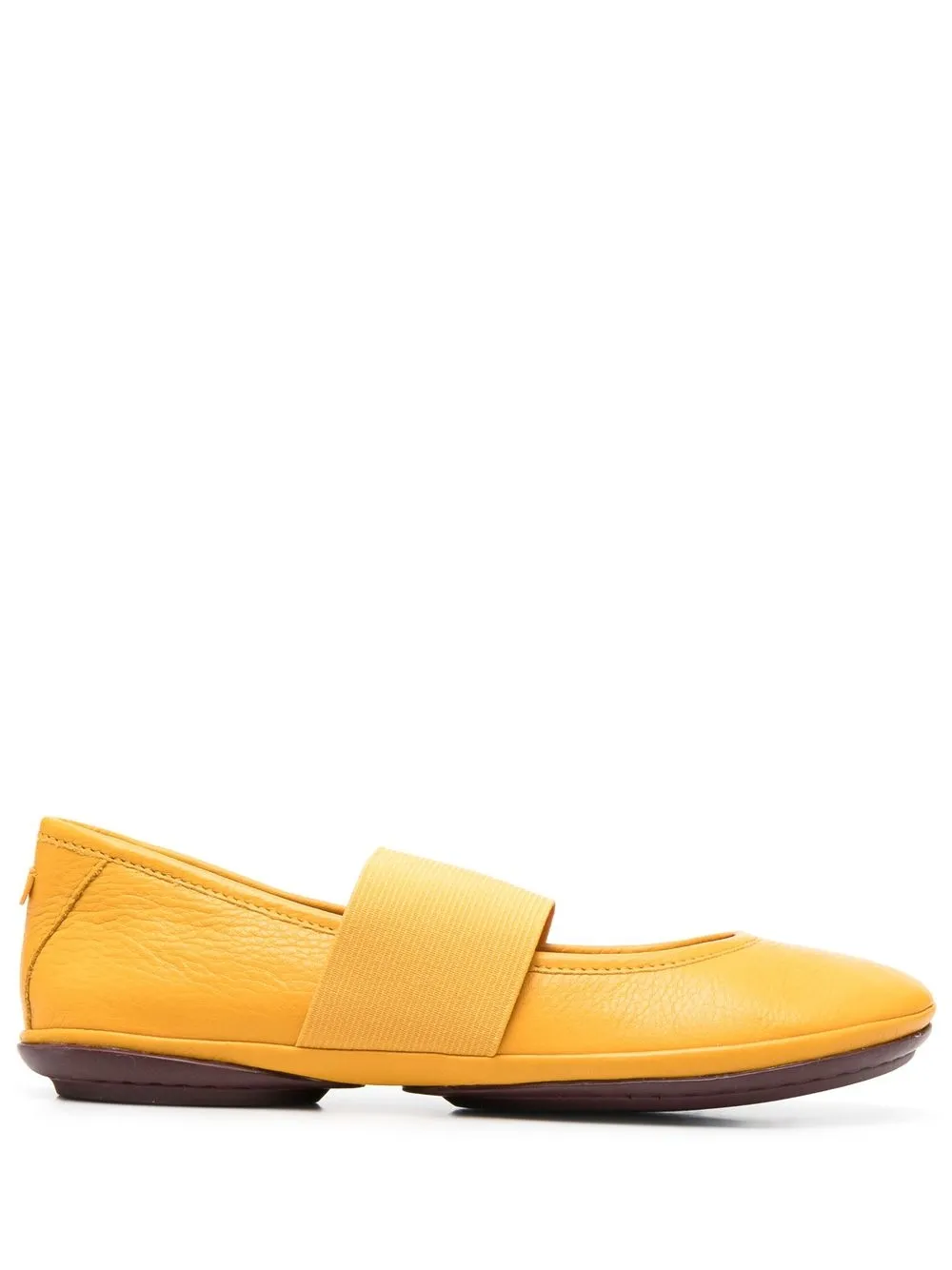 

Camper elasticated-strap ballerina shoes - Yellow