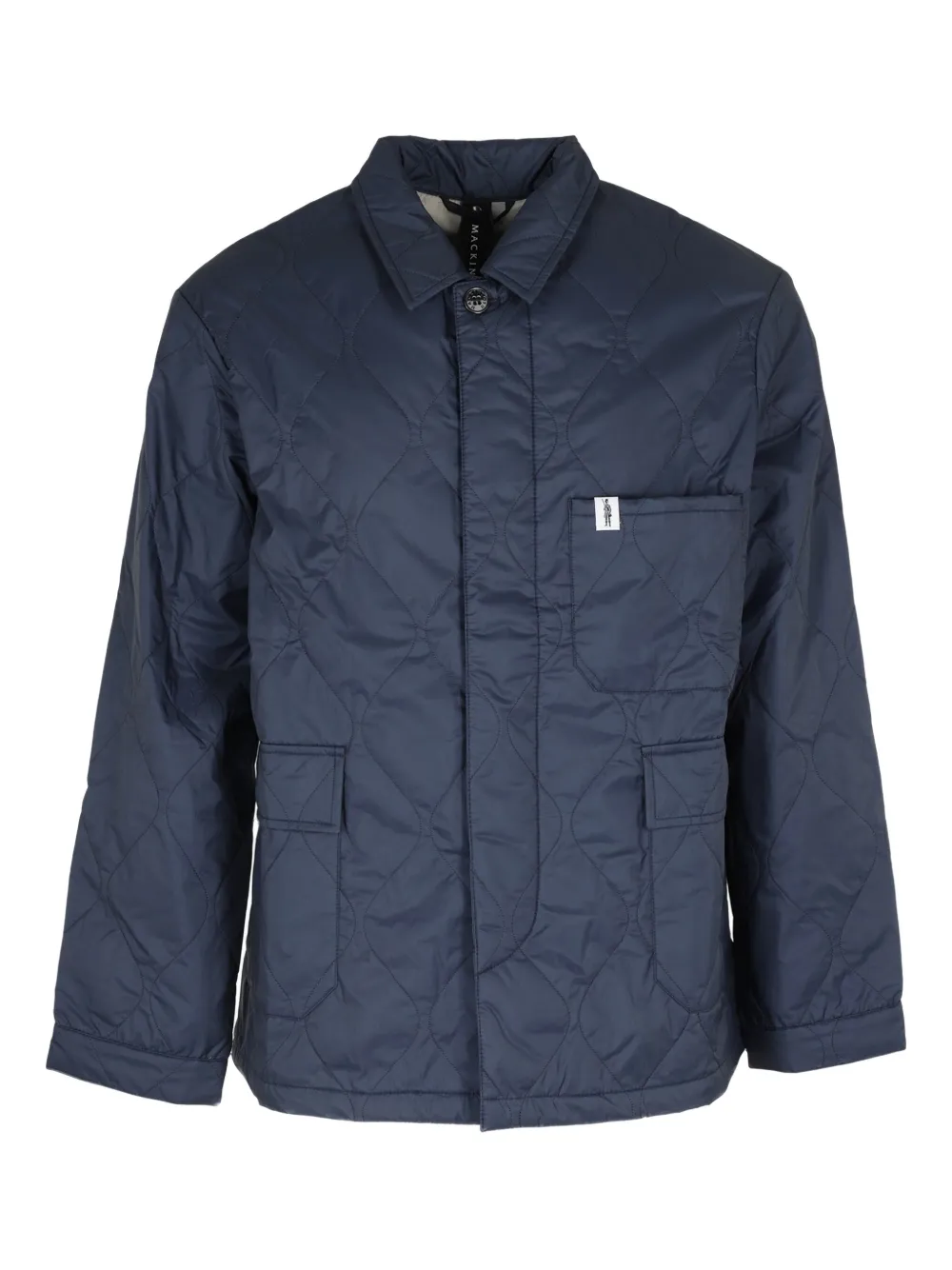 Mackintosh quilted jacket | Blue | Image 1