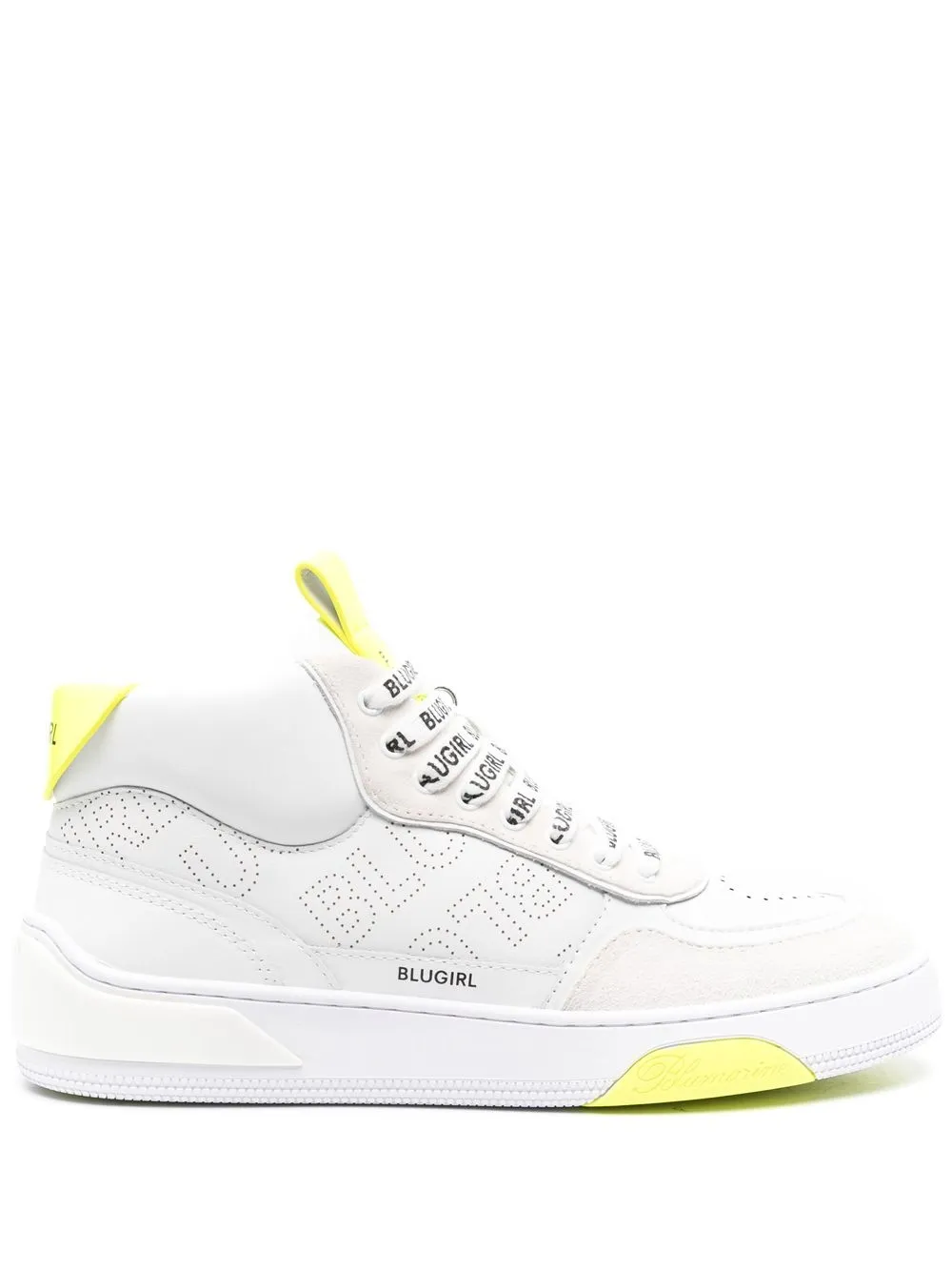 

Blugirl tenis bajos con agujetas - Blanco