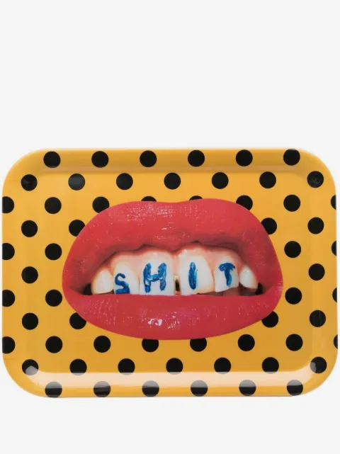 Seletti photograph-print toilet paper tray
