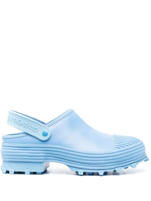 CamperLab logo-strap chunky mules