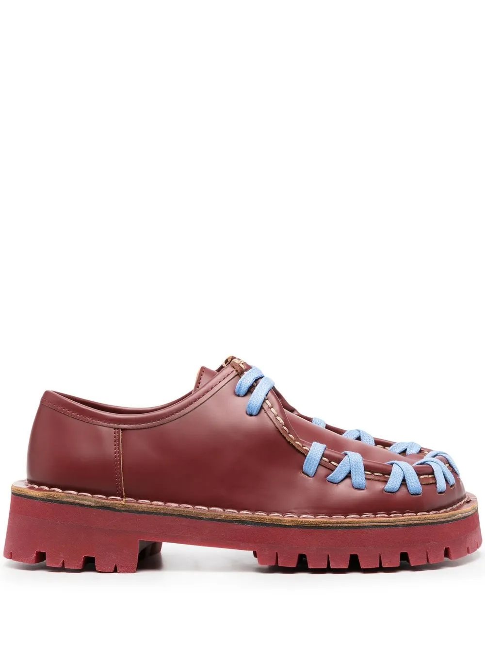 

CamperLab lace-stitch chunky shoes - Red