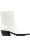 Camper Upright 60mm ankle boots - White
