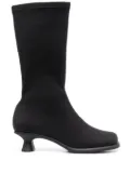 Camper square-toe 30mm knee boots - Black