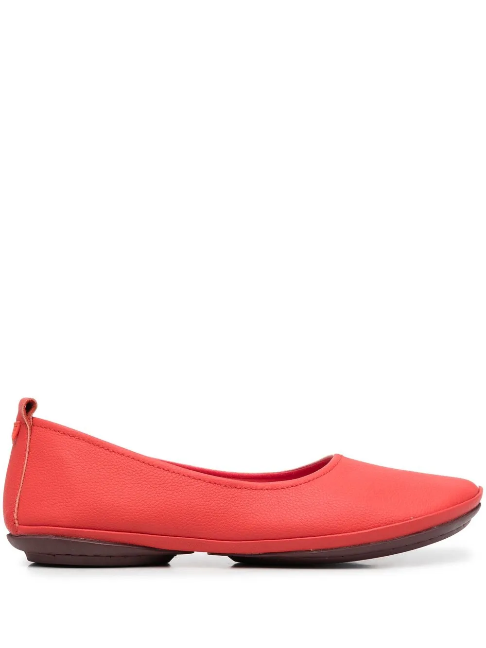 

Camper colour-block leather ballerinas - Red