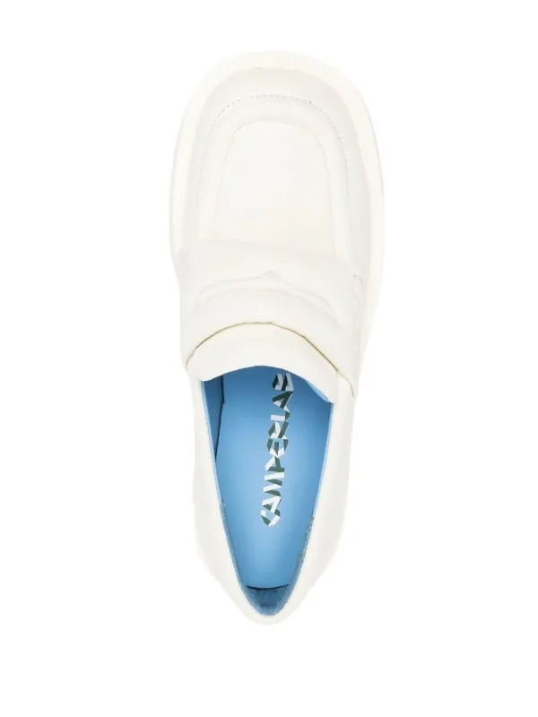 CamperLab パデッド レザーローファー | ホワイト | FARFETCH JP