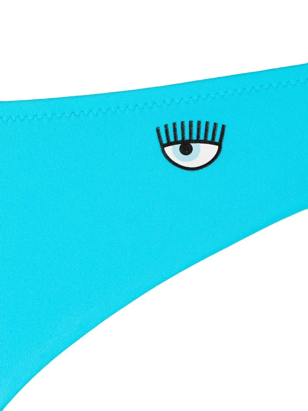  Chiara Ferragni Bikinihöschen Mit Logo Print   Blau 