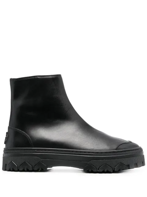 Patrizia Pepe zip-up leather ankle boots