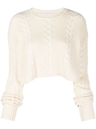 Patrizia Pepe multi-knit Cropped Jumper - Farfetch