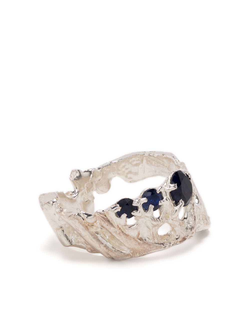 LOVENESS LEE Hati embellished ring - Silver