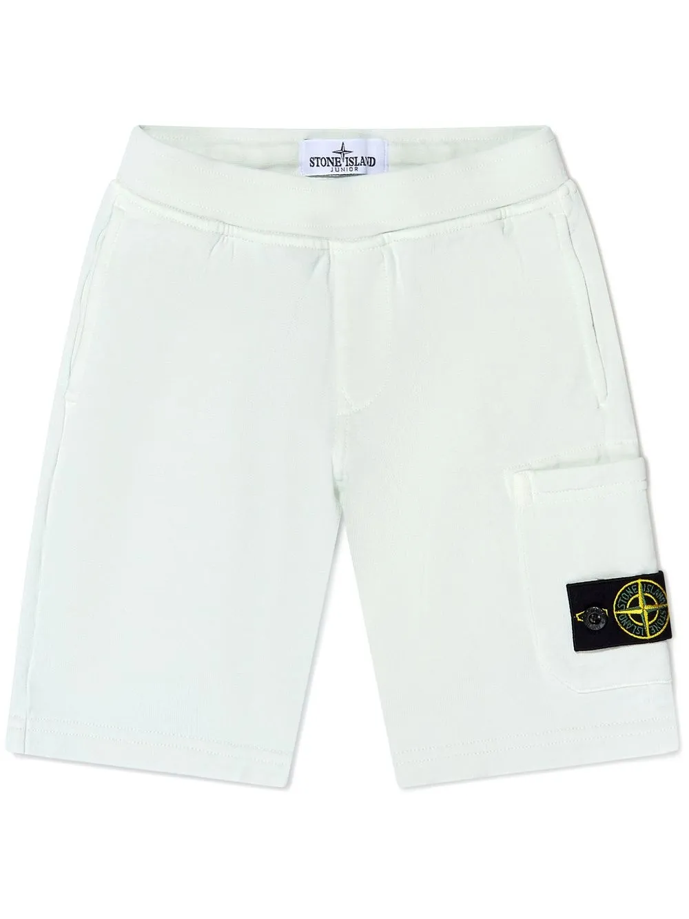 

Stone Island Junior shorts deportivos con distintivo de brújula - Blanco