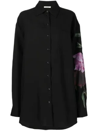 Peter Do floral-print long-sleeve Shirt - Farfetch